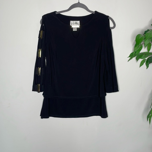 Joseph Ribkoff 3/4 Sleeve Top - Picture 1 of 6